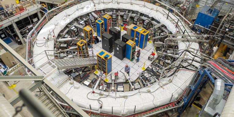 A fleeting subatomic particle may be exposing flaws in a major physics theory