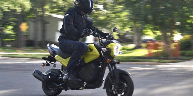 At $1,807, the Honda Navi is the perfect starter motorcycle for a beginner